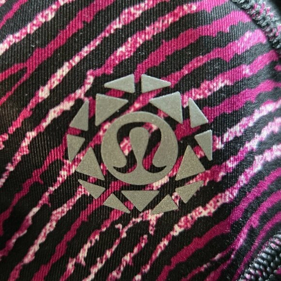 Lululemon 2016 Seawheeze Pace Rival Crop 22" - 6 Who Done It Regal Plum Black - Picture 3 of 4